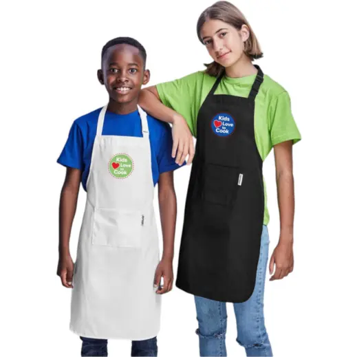 Kids Trickle Bib Apron Models